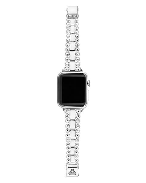 lagos apple watch dupe|Womens Silver Apple Watch Band Lagos Dupe .